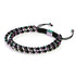 Trinité | Licorne Argent x Gunmetal | Bracelet Triple Rang
